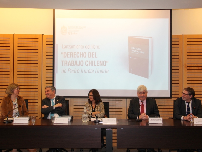 Profesor Pedro Irureta lanzó libro sobre derecho del trabajo chileno