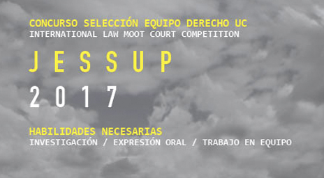 Concurso Selección Equipo Jessup Derecho UC