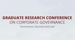 Graduate Research Conference on Corporate Governance