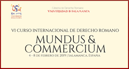 Charla informativa: VI Curso Internacional de Derecho Romano