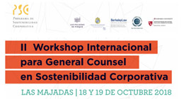 II Workshop Internacional para General Counsel en Sostenibilidad Corporativa