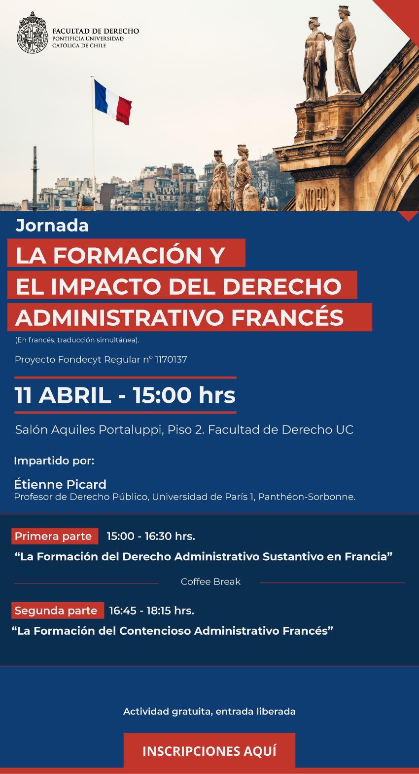 Jornada: La formación y el impacto del Derecho Administrativo francés