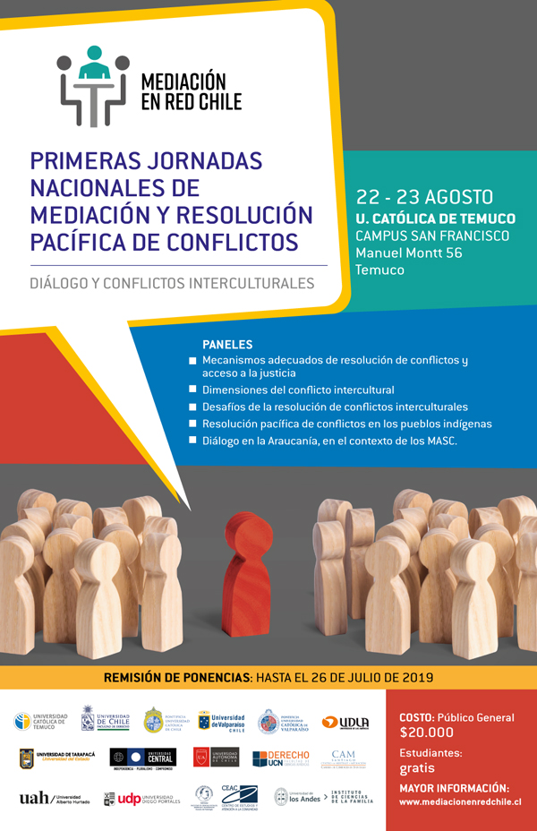 Primeras Jornadas Nacionales de Mediación y Resolución pacífica de conflictos