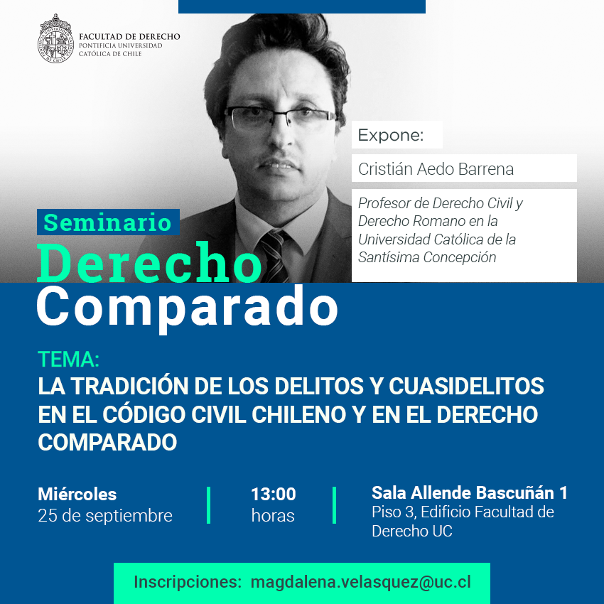 La tradición de los delitos y cuasidelitos en el Código Civil chileno y en el derecho comparado