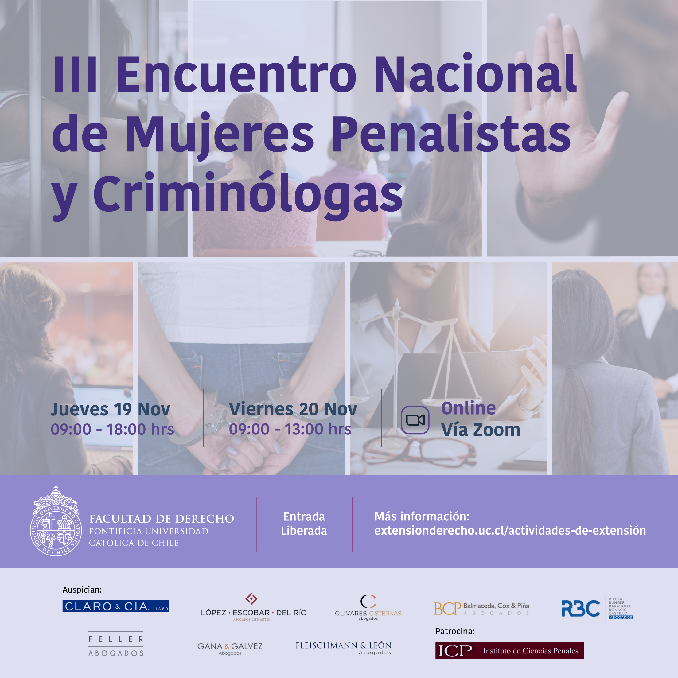 III Encuentro Nacional de Mujeres Penalistas y Criminólogas