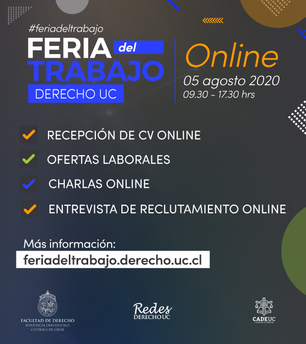 Versión Online Feria del Trabajo Derecho UC