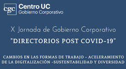 X Jornada de Gobierno Corporativo: Directorios Post Covid-19