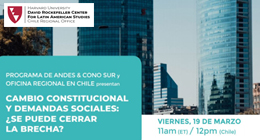 Foro Académico para la Nueva Constitución en Chile: Cambio Constitucional y Demandas Sociales ¿Se Puede Cerrar la Brecha?