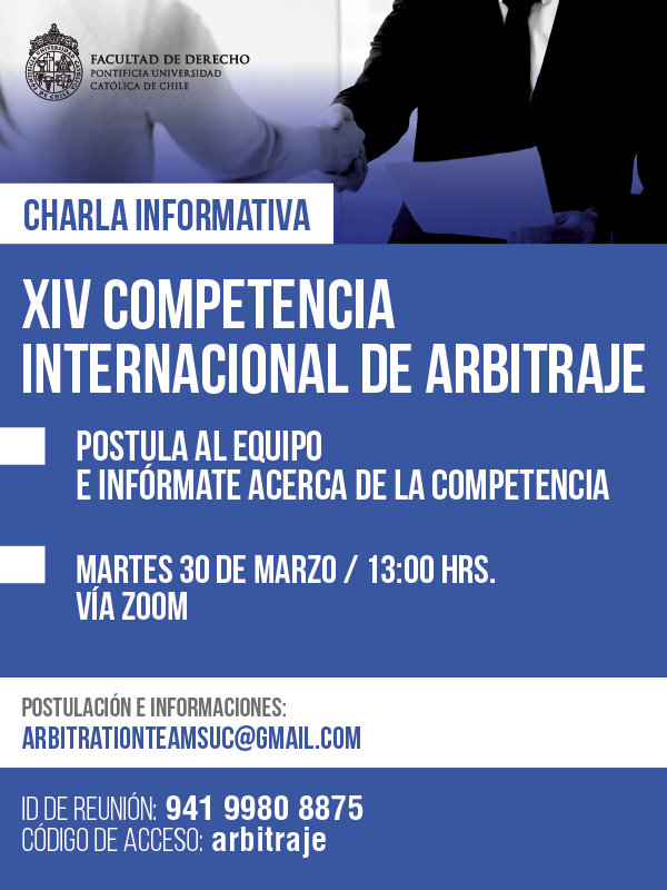 XIV Competencia Internacional de Arbitraje Mesa de trabajo 1