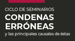 Ciclo de Seminarios: Condenas Erróneas y las Principales Causales de éstas