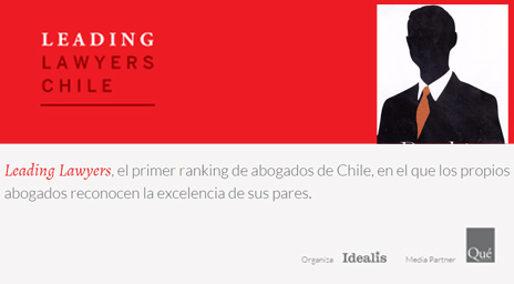 Profesores y exalumnos Derecho UC destacaron en ranking Leading Lawyers Chile 2014