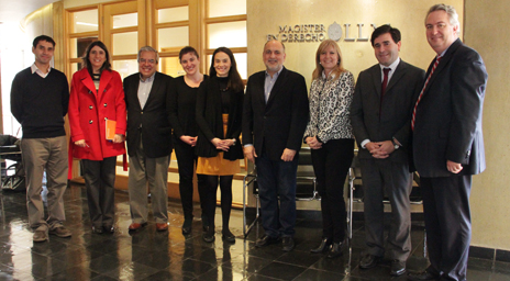 Presidente del Tribunal Constitucional Español se reunió con profesores del Magister en Derecho