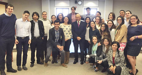 Profesor Juan Emilio Cheyre visitó la Universidad de Georgetown