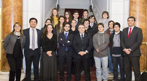Alumnos visitaron la Academia Diplomática de Chile
