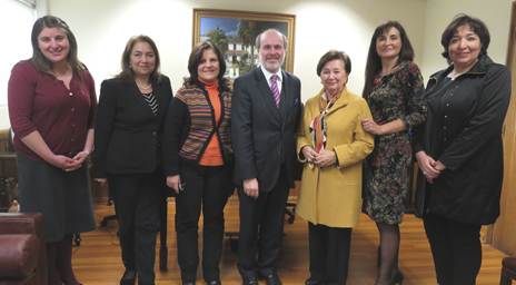 Decano se reunió con Presidenta de la Corte de Apelaciones de San Miguel