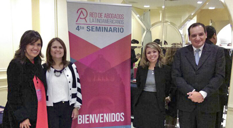 Profesora Carmen Domínguez participó en el IV Seminario de la Red de Abogados Latinoamericanos