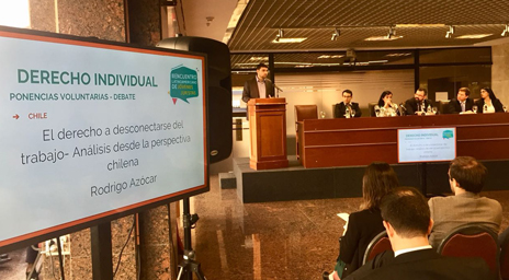 Profesor Rodrigo Azócar tuvo nutrida agenda de actividades en Uruguay