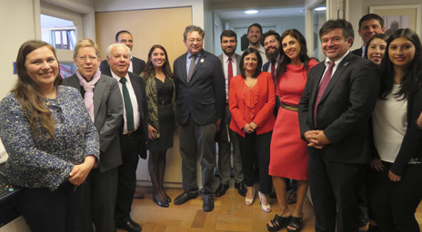 Delegación de la UC Davis Law School visitó la Clínica Jurídica 