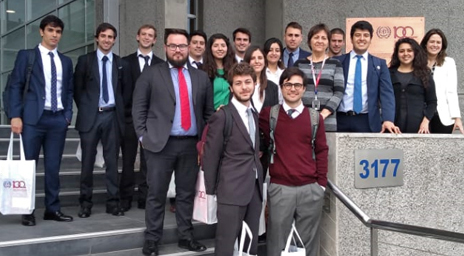 Alumnos Derecho UC visitaron las oficinas de la OIT