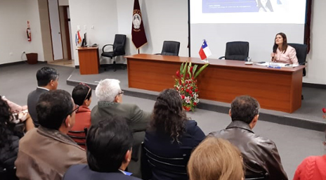 Profesora Carmen Domínguez H. participó de actividades académicas en Perú