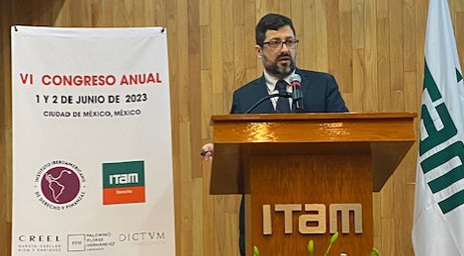 Juan Luis Goldenberg expuso en el VI Congreso Anual del Instituto Iberoamericano de Derecho y Finanzas en Ciudad de México