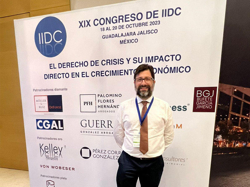 Profesor Goldenberg expuso en el XIX Congreso del Instituto Iberoamericano de Derecho Concursal en México