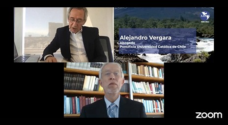 Profesor Alejandro Vergara expuso en seminario sobre la propiedad de las aguas servidas tratadas en Chile