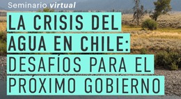 Seminario virtual: La crisis del agua en Chile: desafíos para el próximo gobierno