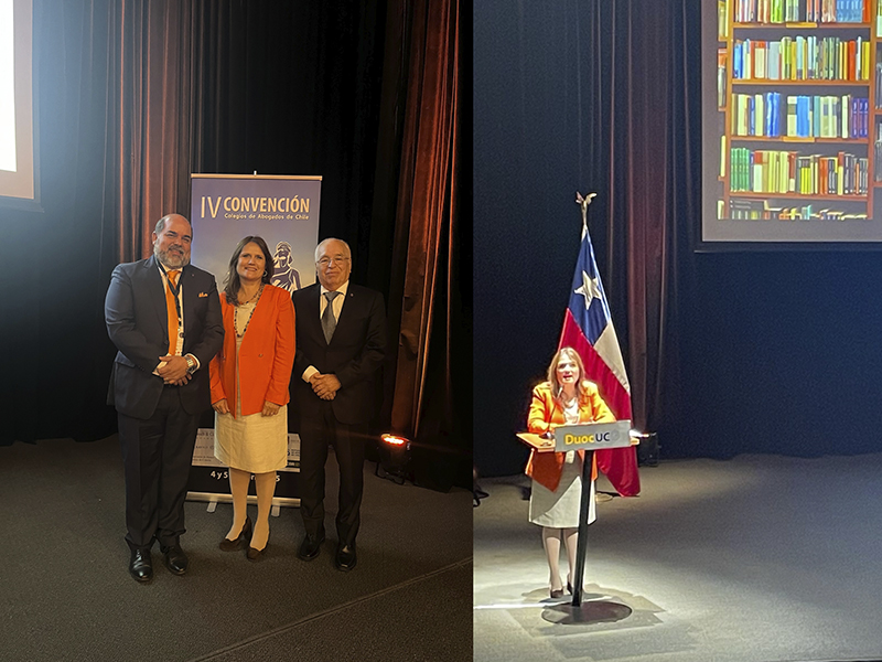 Carmen Domínguez H. impartió una conferencia en la IV Convención Nacional de Colegios de Abogados de Chile