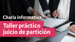 Charla informativa: Taller Práctico Juicio de Partición