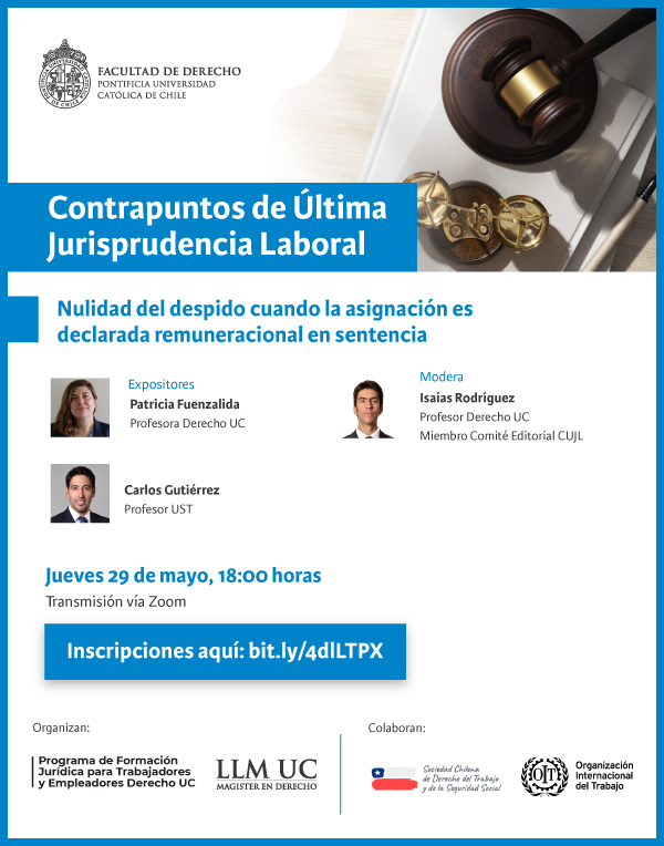 Contrapuntos Jurisprudenciales LLM 29 mayo Afiche