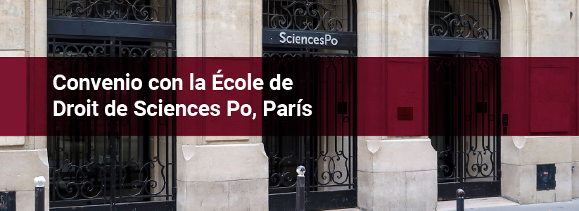 Derecho UC firma convenio con la École de Droit de Sciences Po, París