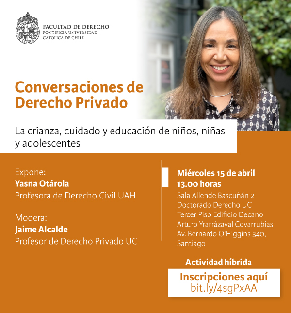 Conversaciones Derecho Privado 15 de abril Afiche