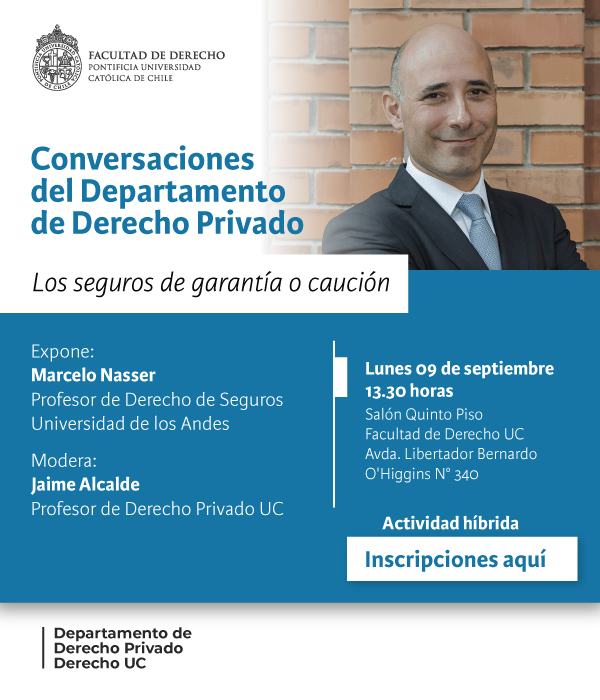 Conversaciones Derecho Privado 9 de septiembre Afiche