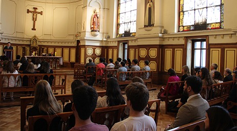 Autoridades, profesores, alumnos y funcionarios participaron en la tradicional misa de inicio del año académico 2023