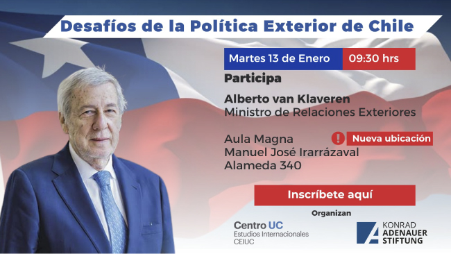 Encuentro Ministro RREE 1 Afiche