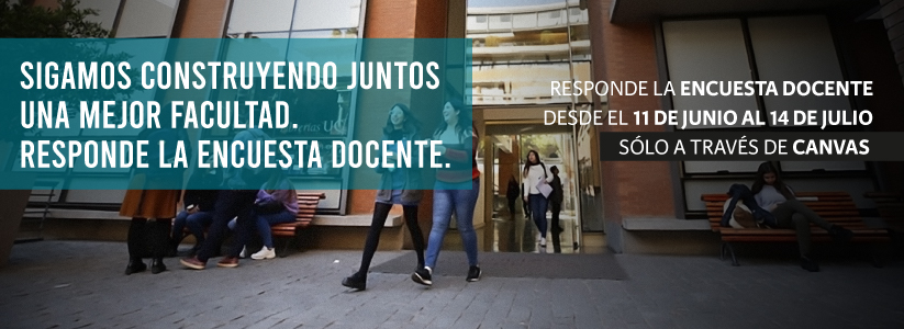 Sigamos creciendo juntos como Facultad: responde la Encuesta Docente