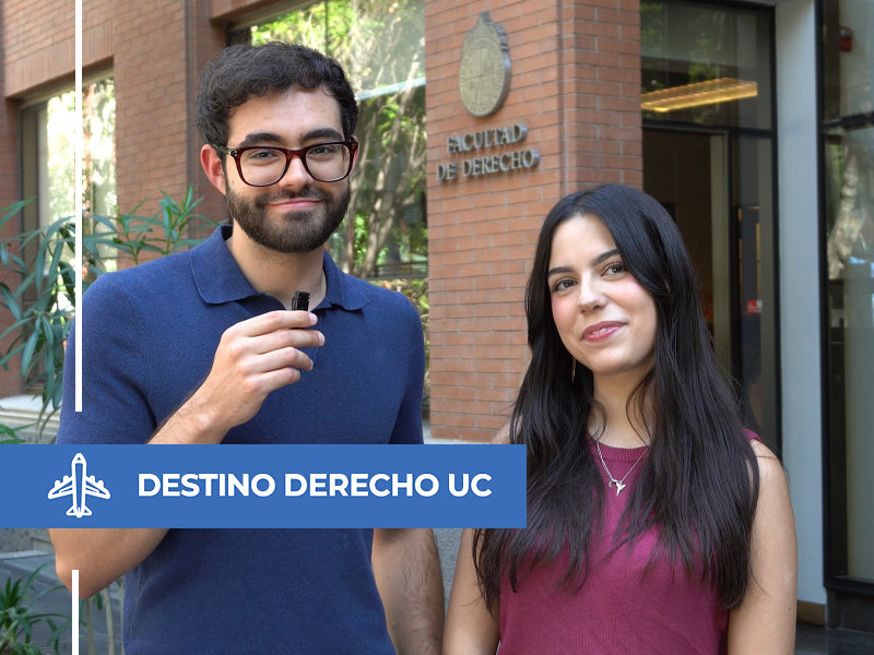 Destino Derecho UC: estudiantes españoles cuentan su experiencia de intercambio en nuestra Facultad