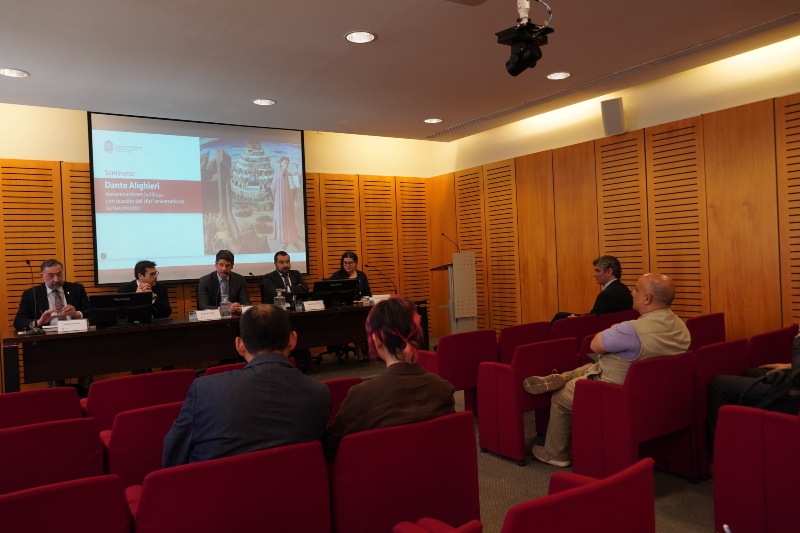 Expertos reflexionaron sobre la influencia de Dante Alighieri en el pensamiento jurídico