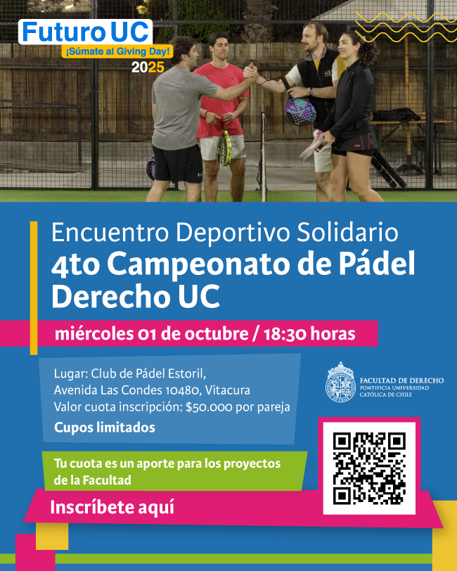 Futuro UC 2025 Pádel afiche