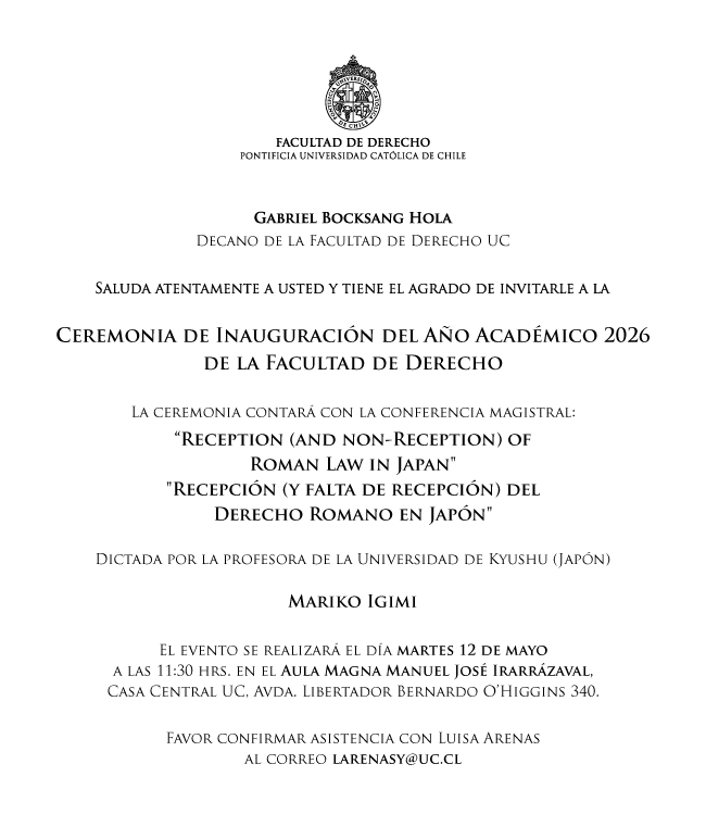 Invitación Inauguración 2026 Invitación