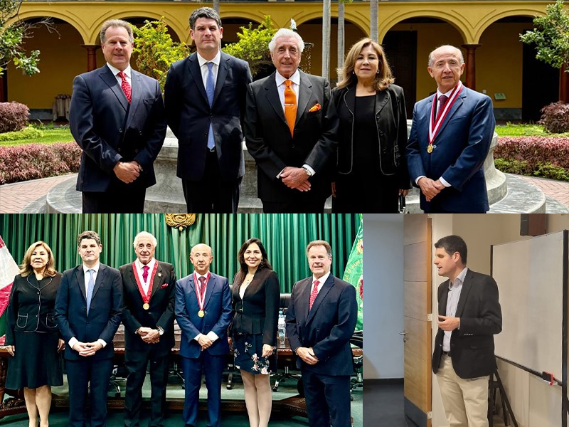 Jaime Alcalde realizó diversas actividades académicas en el extranjero y en Chile
