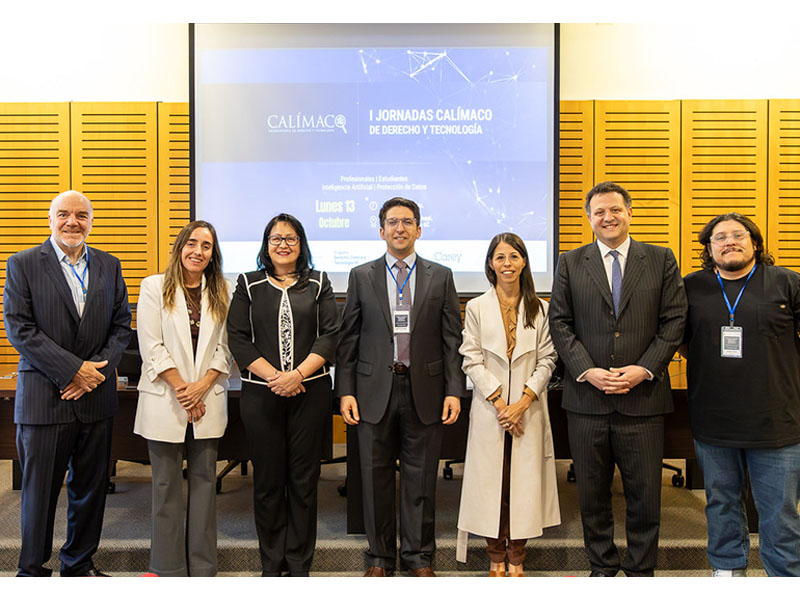 Contralora e ingeniero ex OpenAI: primeras Jornadas Calímaco de Derecho y Tecnología en la UC abordaron la innovación, datos y futuro de la profesión legal