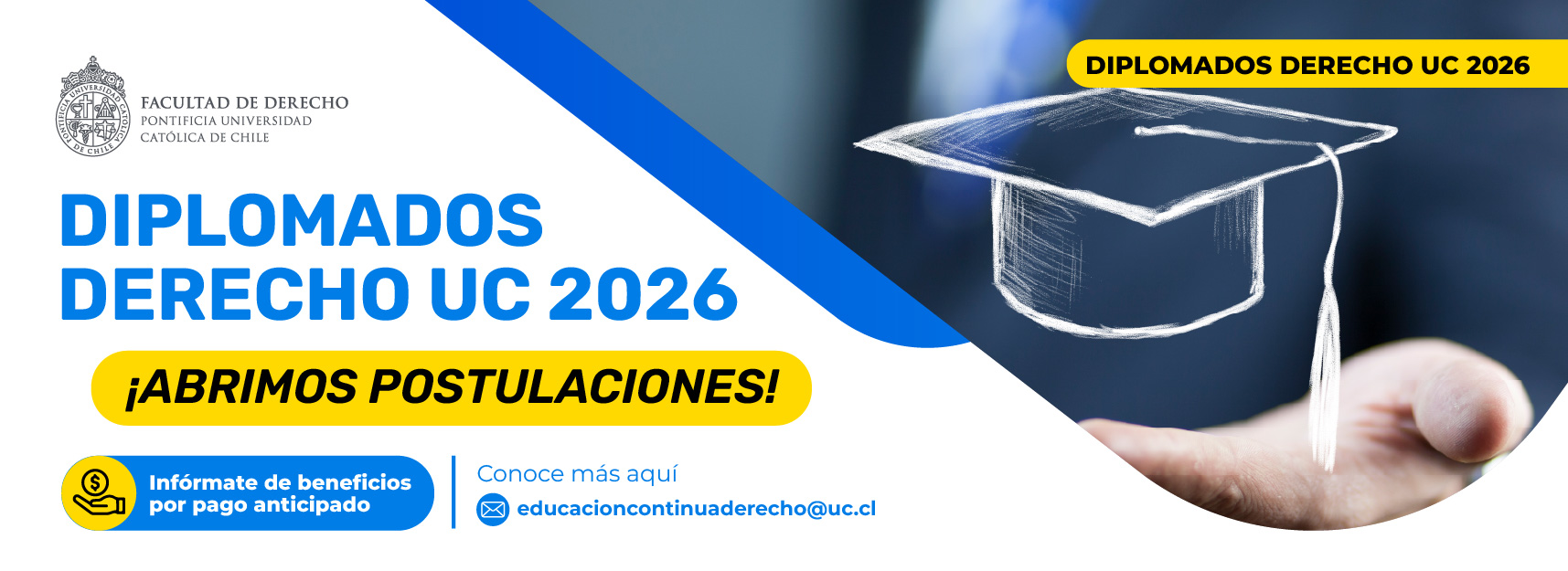 Conoce nuestros diplomados Derecho UC 2026 y postula
