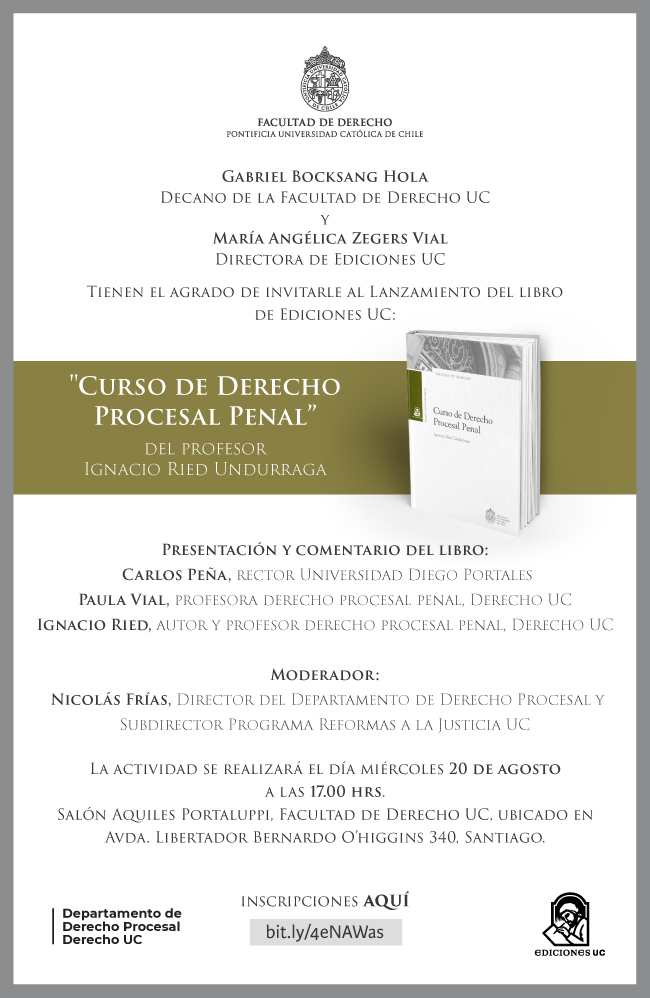 Libro Curso de Derecho Procesal Penal Afiche 1