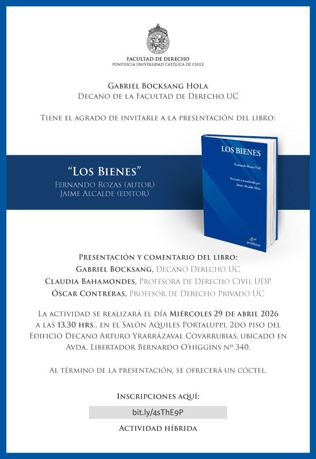 Libro Los bienes Afiche 1