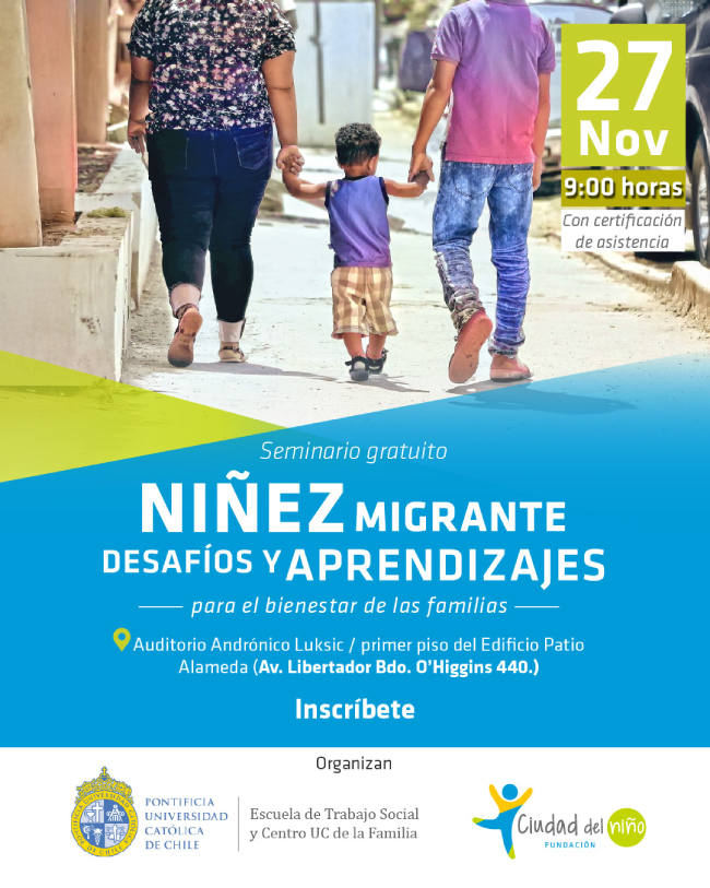 Niñez migrante Afiche
