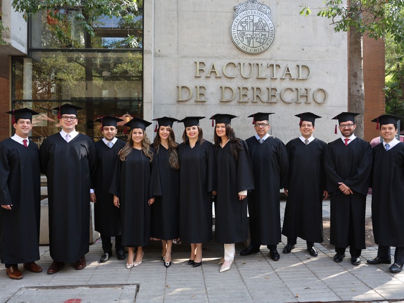 Once nuevos graduados culminaron exitosamente sus actividades académicas en el Magíster en Derecho de la Empresa, LLM Internacional