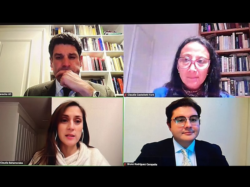 Departamento de Derecho Privado realizó primera sesión del Ciclo de Juristas
