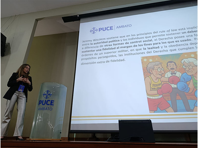 Profesora Priscila Machado expuso en el X Congreso Internacional de Ciencias, Innovación e Inteligencia Artificial en Ecuador